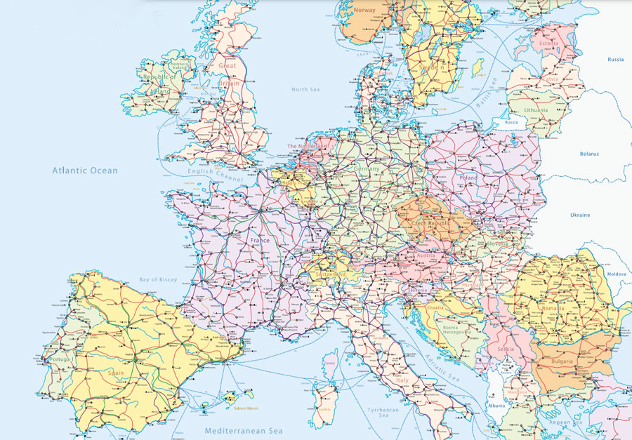 El transporte ferroviario: El pilar de la economía Europea.
